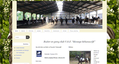Desktop Screenshot of manege-schanswijk.nl